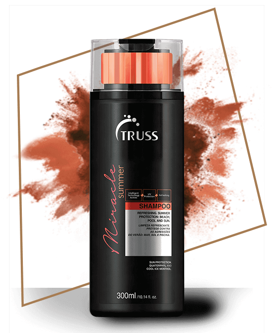 Shampoo Truss Miracle Summer – Limpeza e Proteção UV (300ml)